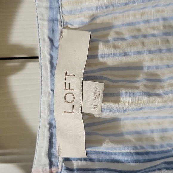 Loft cotton, tie front top. - Picture 2 of 3